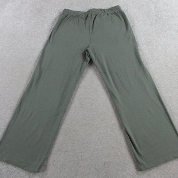 SKIMS Jersey Lounge Straight Leg Pants Mens Medium Basil Green Sweatpants NWT - Picture 4 of 13